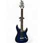 Used Schecter Guitar Research C-1 Platinum Trans Blue Solid Body Electric Guitar thumbnail