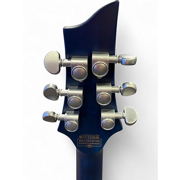 Used Schecter Guitar Research C-1 Platinum Trans Blue Solid Body Electric Guitar