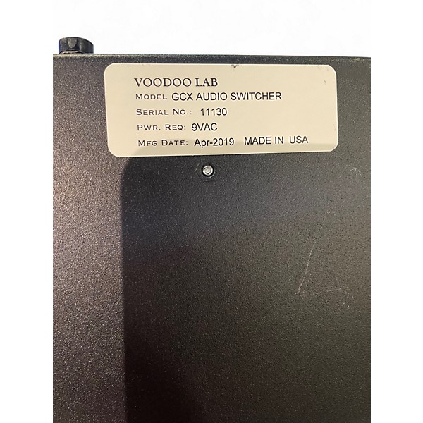 Used Voodoo Lab GCX AUDIO SWITCHER Signal Processor