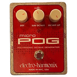 Used Electro-Harmonix Micro Pog Polyphonic Octave Generator Effect Pedal