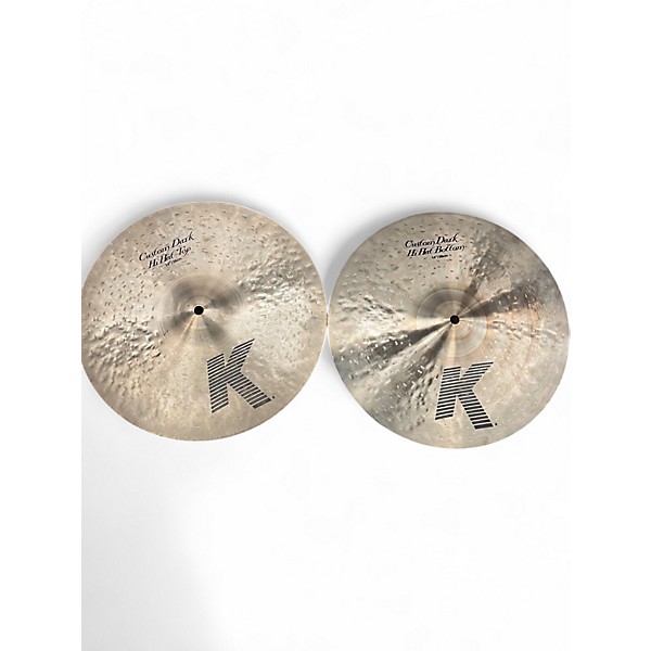 Used Zildjian 14in K Custom Dark Hi Hat Pair Cymbal,Specials : American Fashion Style Bags On Sale