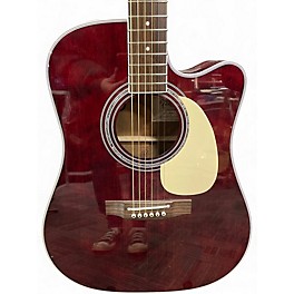 Used Takamine JJ325SRC RED Acoustic Electric Guitar