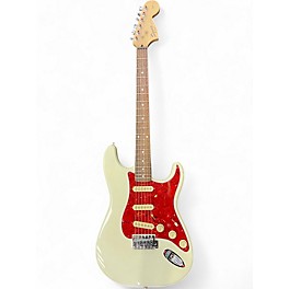 Used Squier Affinity Stratocaster CREAM YELLOW Solid Body Electric Guitar