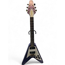 Used Epiphone Kirk Hammett 1979 Flying V Electric Guitar Purple Solid Body Electric Guitar