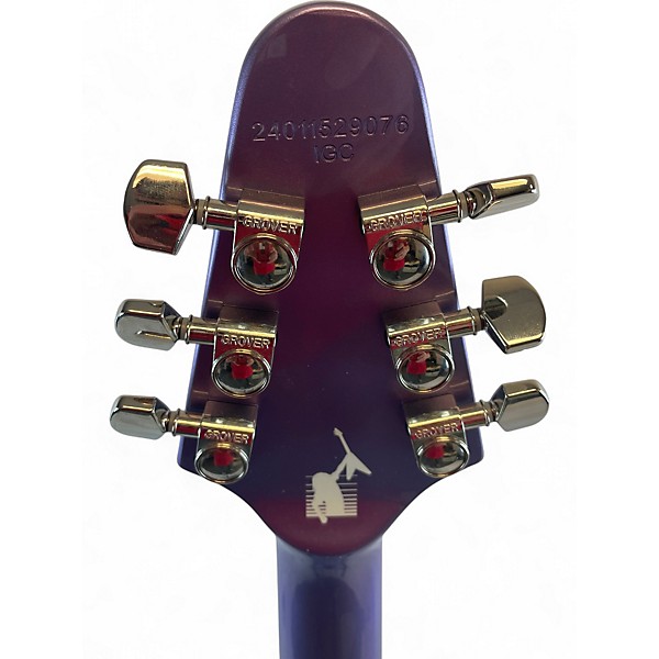 Used Epiphone Kirk Hammett 1979 Flying V Electric Guitar Purple Solid Body Electric Guitar