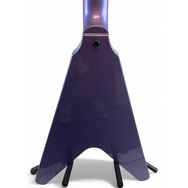 Used Epiphone Kirk Hammett 1979 Flying V Electric Guitar Purple Solid Body Electric Guitar