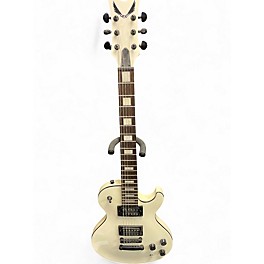 Used Dean LES PAUL STYLE WHITE Solid Body Electric Guitar