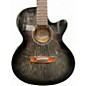 Used Mitchell MX430 Midnight Black Edge Burst Acoustic Guitar