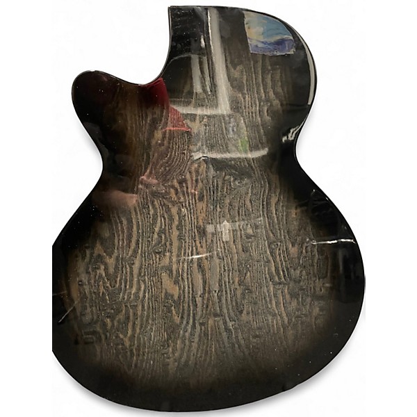 Used Mitchell MX430 Midnight Black Edge Burst Acoustic Guitar