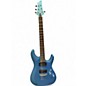 Used Schecter Guitar Research C6 Deluxe Metallic Blue Solid Body Electric Guitar thumbnail