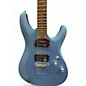 Used Schecter Guitar Research C6 Deluxe Metallic Blue Solid Body Electric Guitar