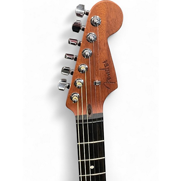 Used Fender American Acoustasonic Stratocaster sunburst Acoustic Electric Guitar