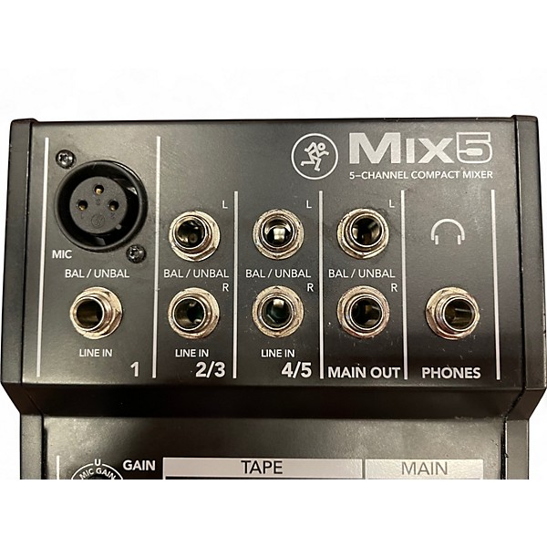 Used Mackie MIX5 Unpowered Mixer