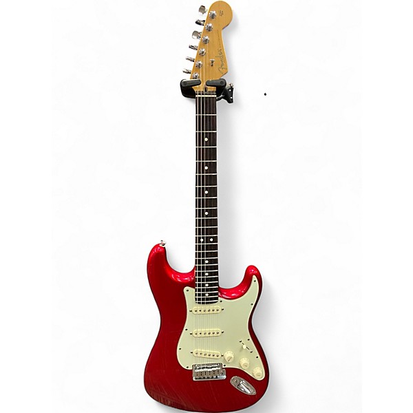 Used Fender American Fat Stratocaster Texas Special Candy Apple Red Solid Body Electric Guitar