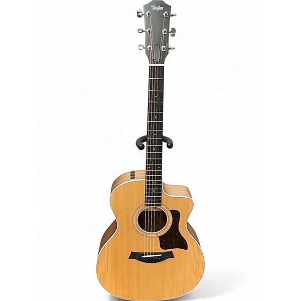 Used Taylor 214CE Natural Acoustic Electric Guitar