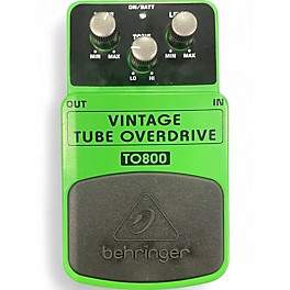 Used Behringer TO800 Vintage Tube Overdrive Effect Pedal