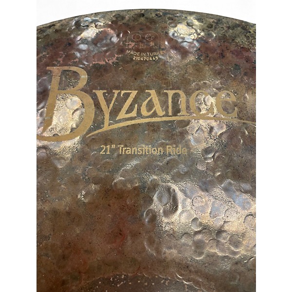 Used MEINL 21in Byzance Transition Ride Cymbal