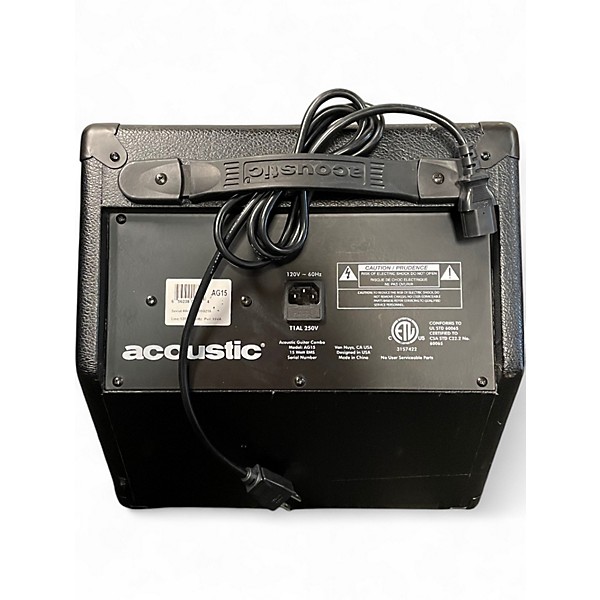 Used Acoustic AG15 15W 1X8 Acoustic Guitar Combo Amp