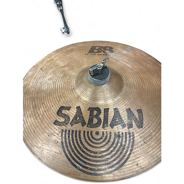 Used SABIAN 13in B8 Hi Hat Pair Cymbal