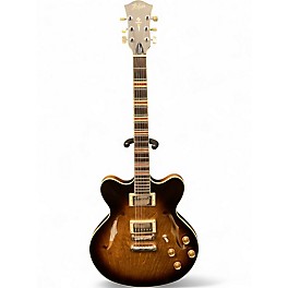 Used 2017 Hofner Verythin Standard Antique Burst Hollow Body Electric Guitar