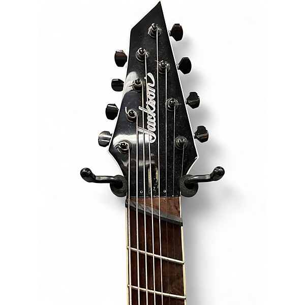 Used Jackson SLAT8FF Black Solid Body Electric Guitar