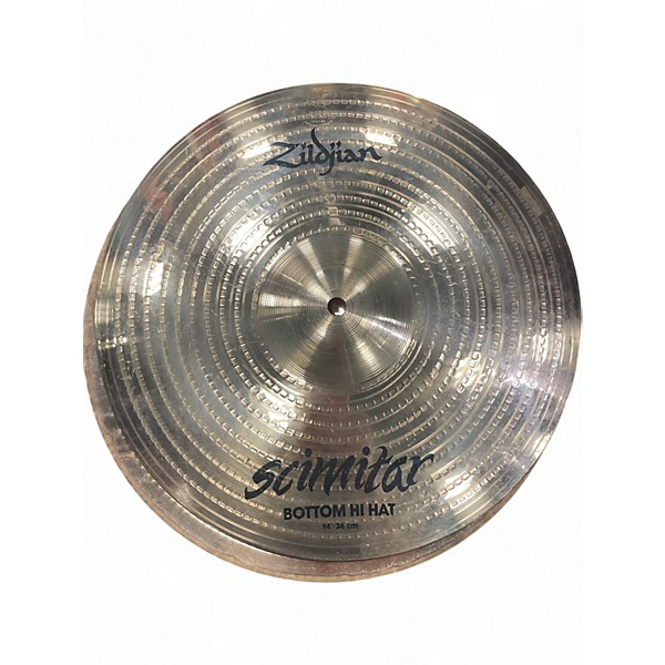 Used Zildjian 14in Scimitar Hi Hat Pair Cymbal
