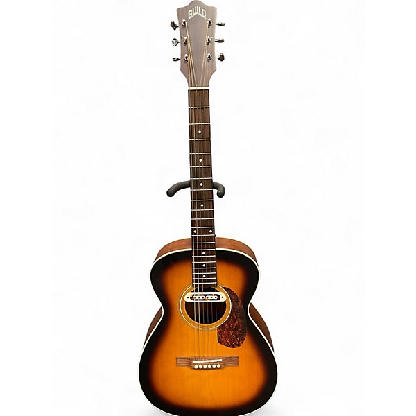Used Guild M-240E 2 Tone Sunburst Acoustic Electric Guitar