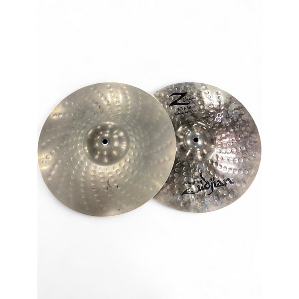 Used Zildjian 14in Z Custom Hi Hat Pair Cymbal