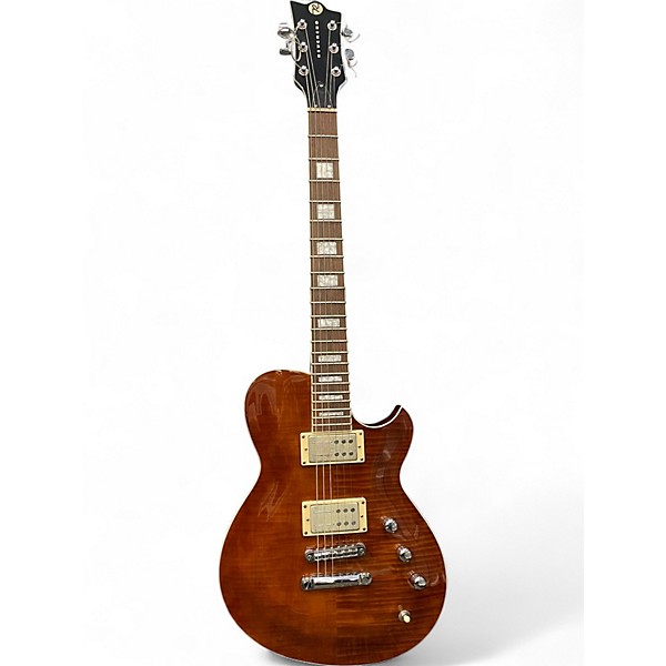 Used Reverend Roundhouse Brown Solid Body Electric Guitar