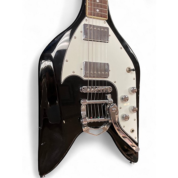 Used Eastwood ROCKET 6 Black Solid Body Electric Guitar