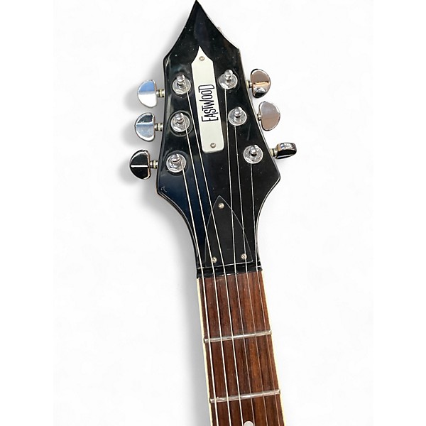 Used Eastwood ROCKET 6 Black Solid Body Electric Guitar