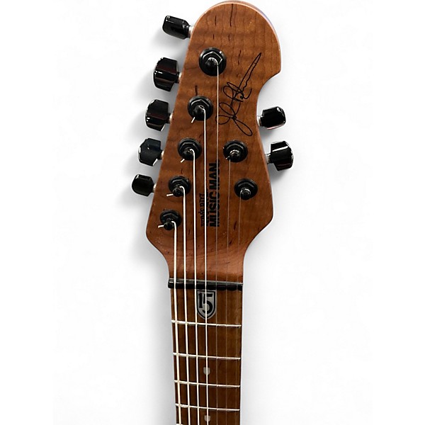 Used Ernie Ball Music Man JP15 John Petrucci Signature BFR Trans Black Solid Body Electric Guitar