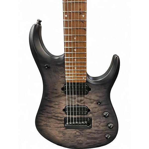 Used Ernie Ball Music Man JP15 John Petrucci Signature BFR Trans Black Solid Body Electric Guitar