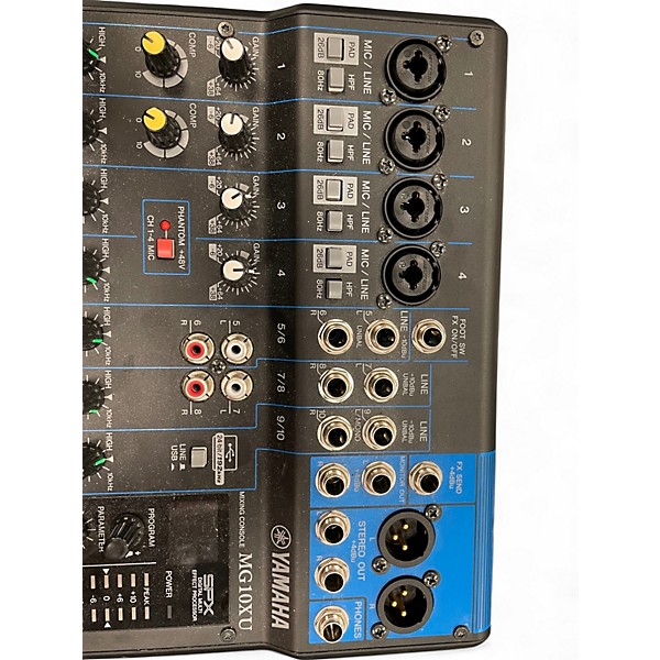 Used Yamaha Used Yamaha MG10XU 10 Channel Mixer with Effects Used Yamaha Used Yamaha MG10XU 10 Channel Mixer with Effects