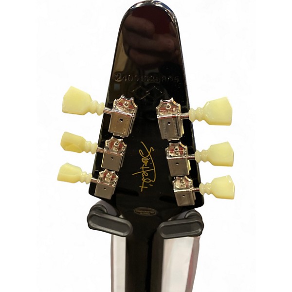 Used Epiphone JIMI HENDRIX LOVE DROPS Black Solid Body Electric Guitar