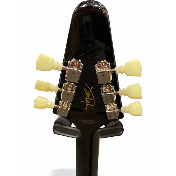 Used Epiphone JIMI HENDRIX LOVE DROPS Black Solid Body Electric Guitar