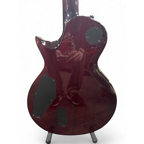 Used ESP LTD EC1000 Deluxe THRU BLACK CHERRY Solid Body Electric Guitar