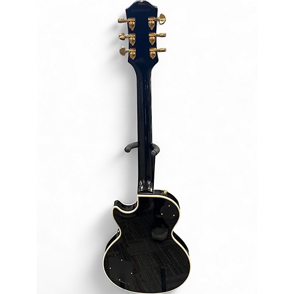 Used Epiphone Les Paul Custom Black Solid Body Electric Guitar