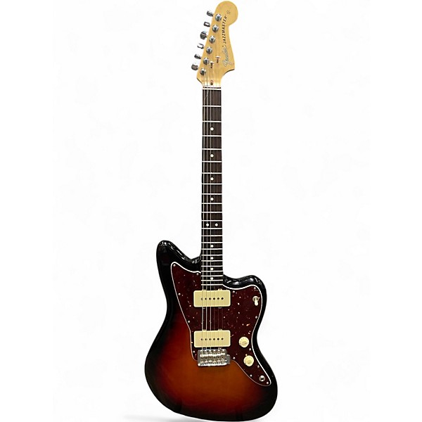 Used Fender American Performer Jazzmaster 2 Color Sunburst Solid Body Electric Guitar