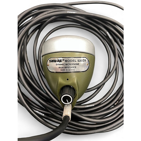 Used Shure Used Shure 520DX Green Bullet Dynamic Microphone Used Shure Used Shure 520DX Green Bullet Dynamic Microphone