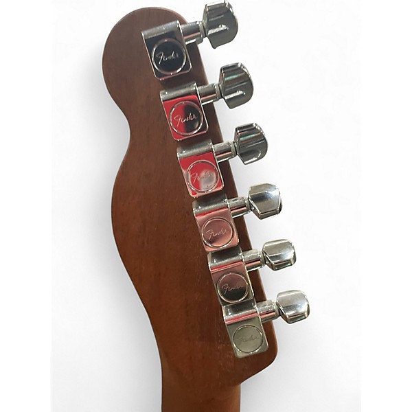 Used Fender American Acoustasonic Telecaster Natural Acoustic Electric Guitar