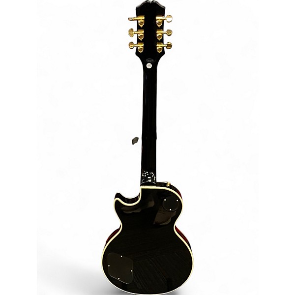 Used Epiphone Les Paul Custom Black Solid Body Electric Guitar
