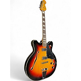 Used Fender coronado ii 3 Color Sunburst Hollow Body Electric Guitar