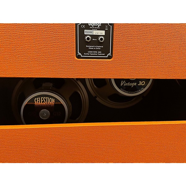 Used Orange Amplifiers PPC212OB 2x12 Open Back Guitar Cabinet