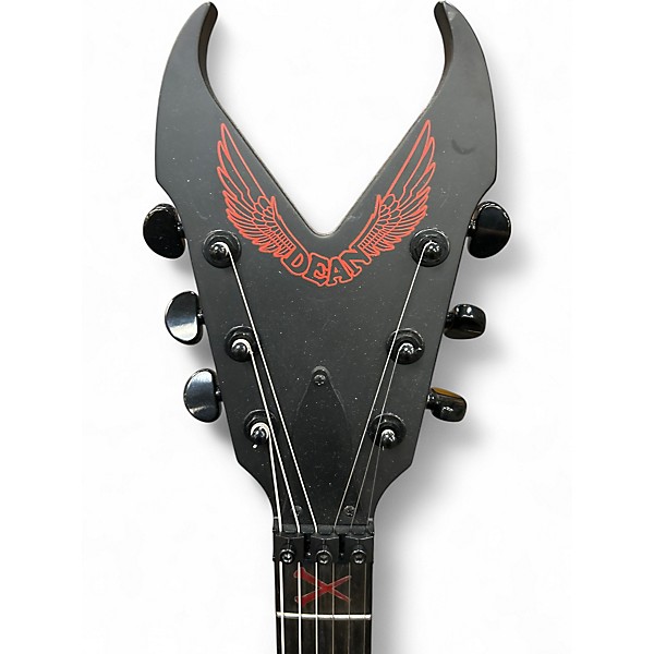 Used Dean kerry king v Satin Black Solid Body Electric Guitar