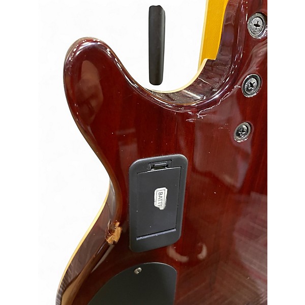Used Schecter Guitar Research Omen Extreme 4 String Vintage Sunburst Electric Bass Guitar