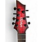 Used Schecter Guitar Research SUNSET EXTREME 7 Crimson Burst Solid Body Electric Guitar