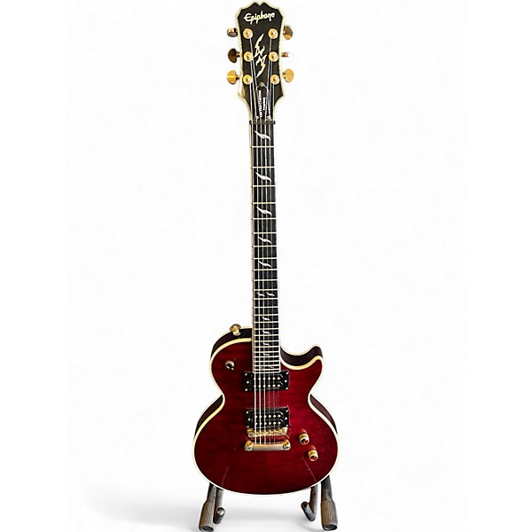 Used Epiphone Les Paul Prophecy Custom EX Wine Red Solid Body Electric Guitar