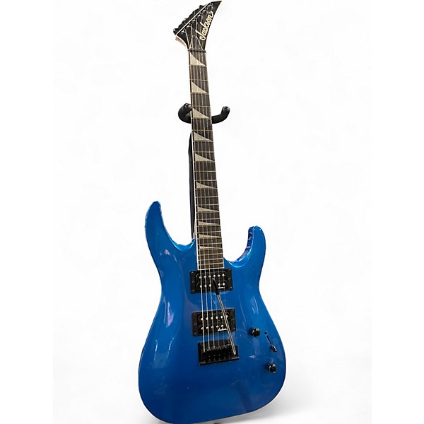 Used Jackson JS22 Dinky Metallic Aqua Marine Solid Body Electric Guitar