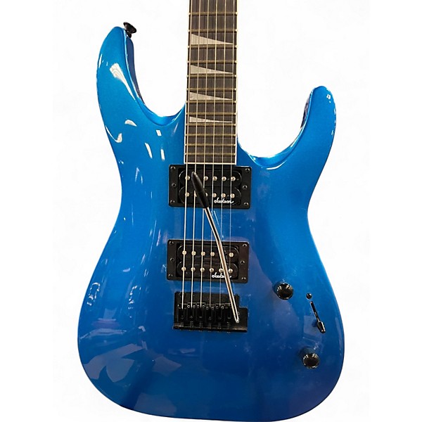 Used Jackson JS22 Dinky Metallic Aqua Marine Solid Body Electric Guitar